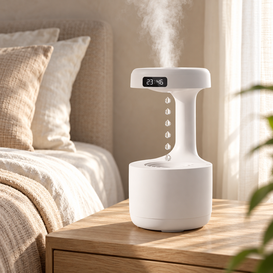 Portable Ultrasonic Humidifier — Quiet Mist for Desk, Bedroom & Office