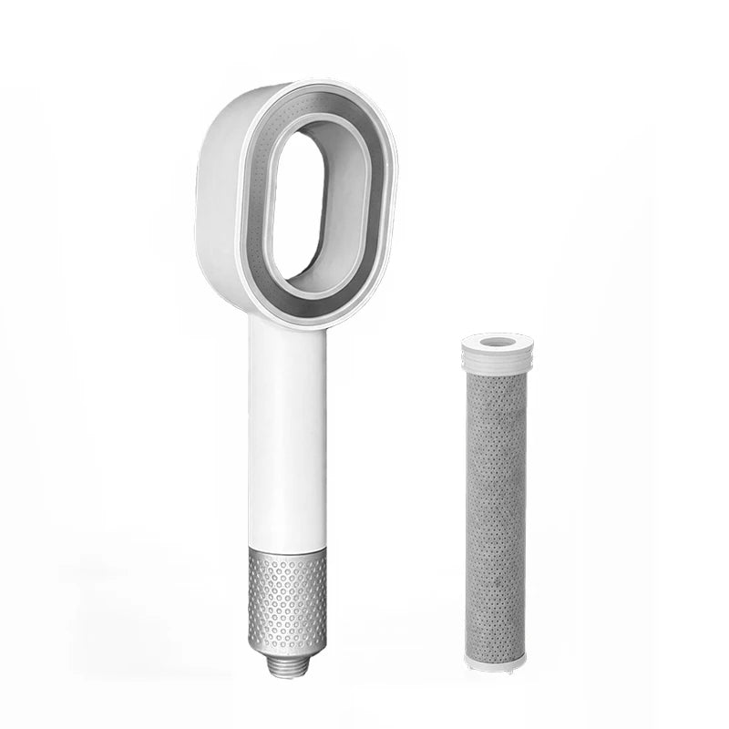 Filtered High-Pressure Shower Head — Hand Held Rain Shower with Water Filtration