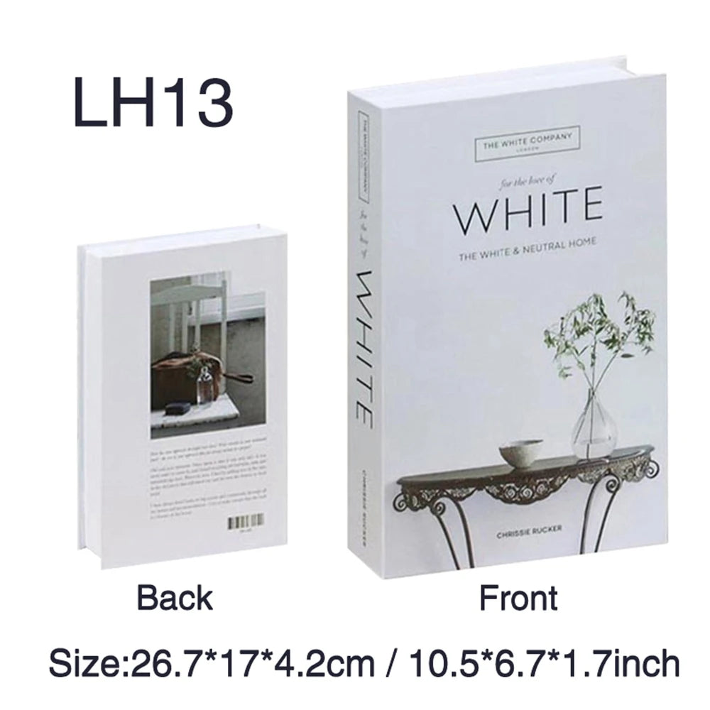 Decorative Storage Book Boxes — Hide Remotes, Cables & Small Clutter on Open Shelves