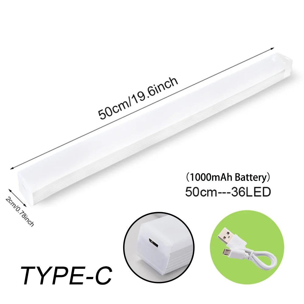 Rechargeable Motion Sensor Night Light — Wireless LED for Stairs, Closets & Hallways