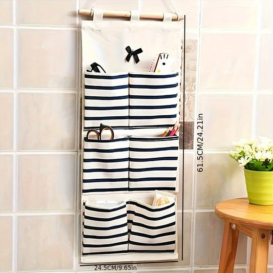 Fabric Wall Organizer — Hanging Pocket Storage for Small Spaces