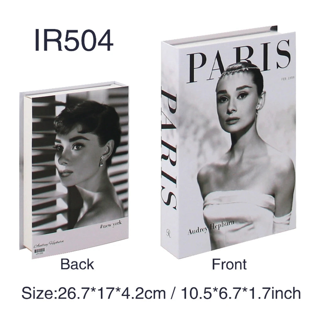 Decorative Storage Book Boxes — Hide Remotes, Cables & Small Clutter on Open Shelves