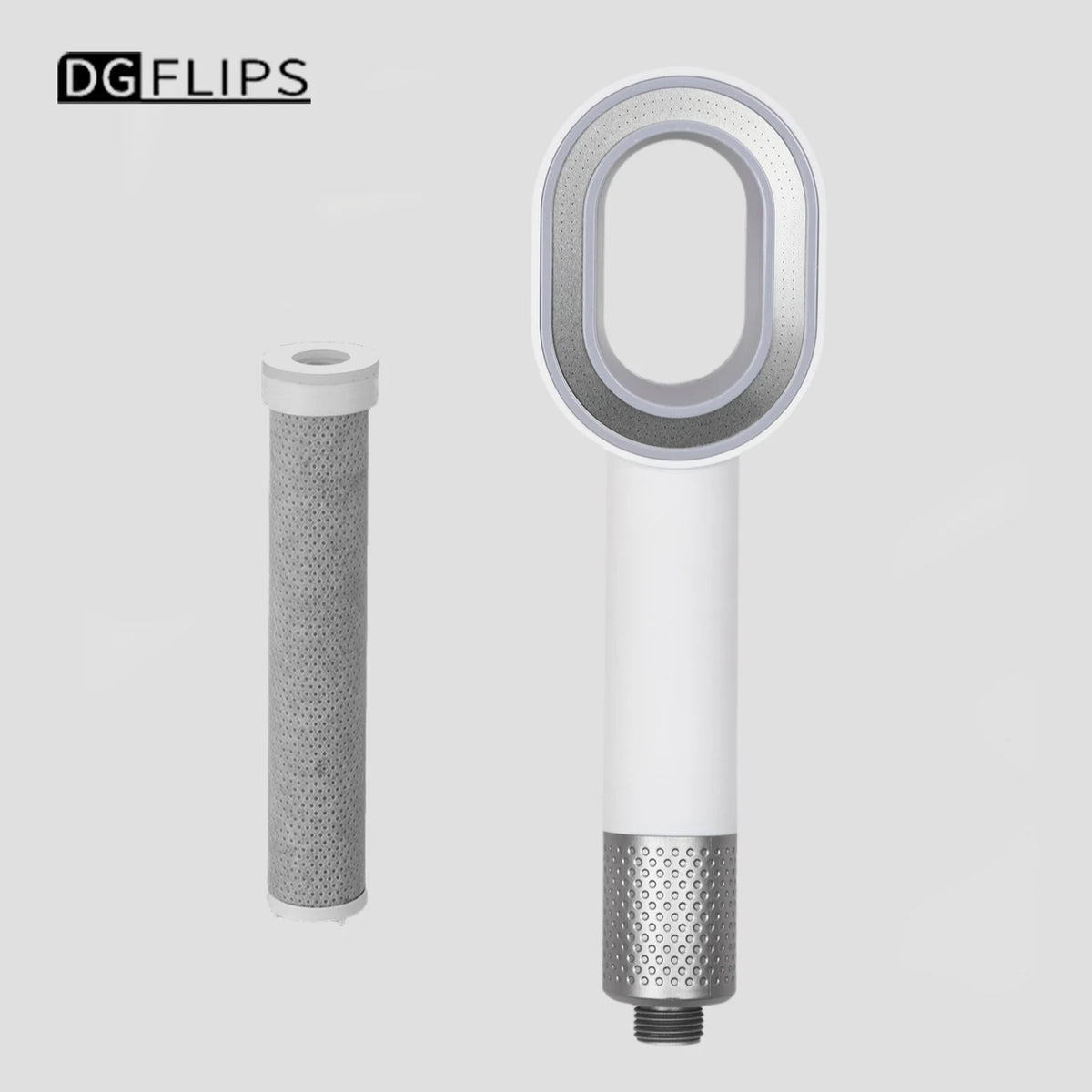 Filtered High-Pressure Shower Head — Hand Held Rain Shower with Water Filtration