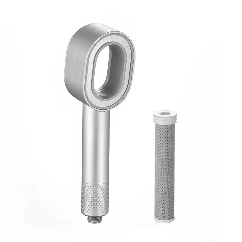 Filtered High-Pressure Shower Head — Hand Held Rain Shower with Water Filtration