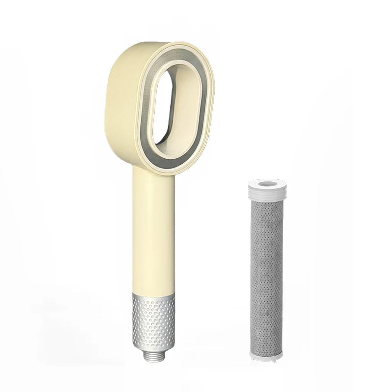 Filtered High-Pressure Shower Head — Hand Held Rain Shower with Water Filtration