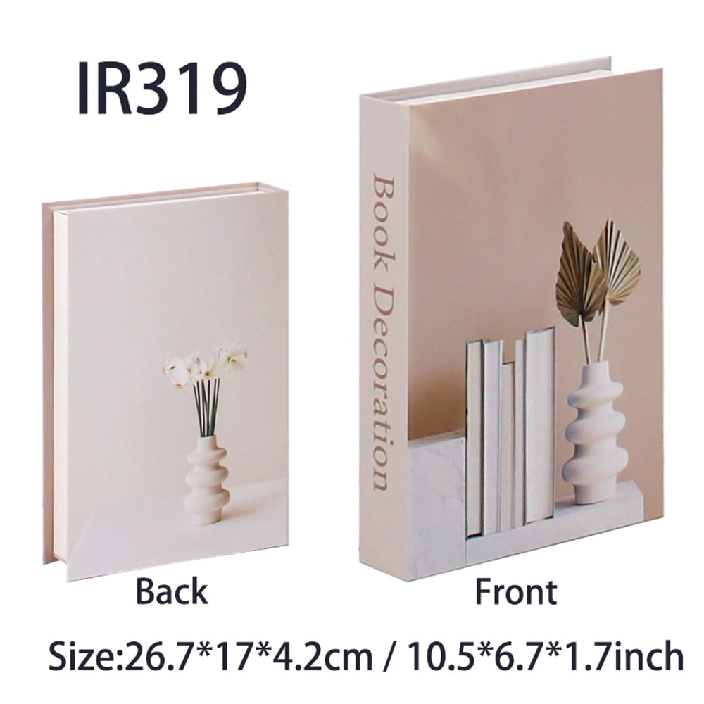 Decorative Storage Book Boxes — Hide Remotes, Cables & Small Clutter on Open Shelves