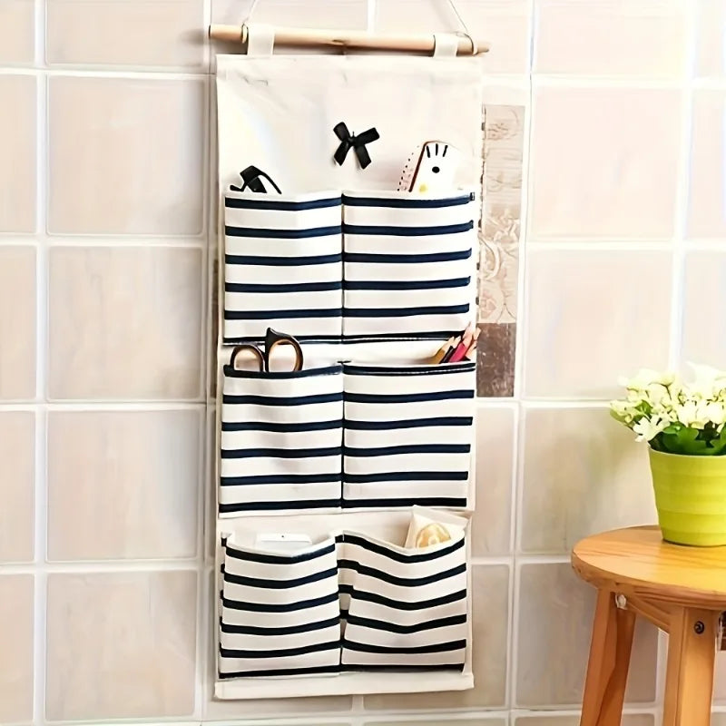 Fabric Wall Organizer — Hanging Pocket Storage for Small Spaces