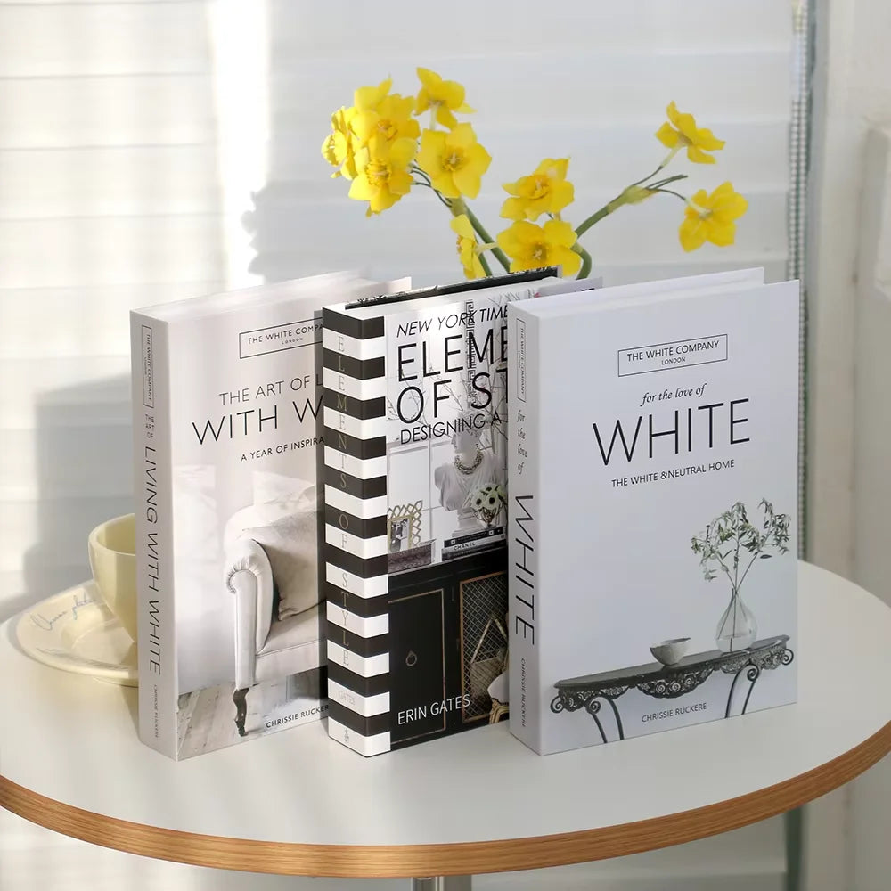 Decorative Storage Book Boxes — Hide Remotes, Cables & Small Clutter on Open Shelves