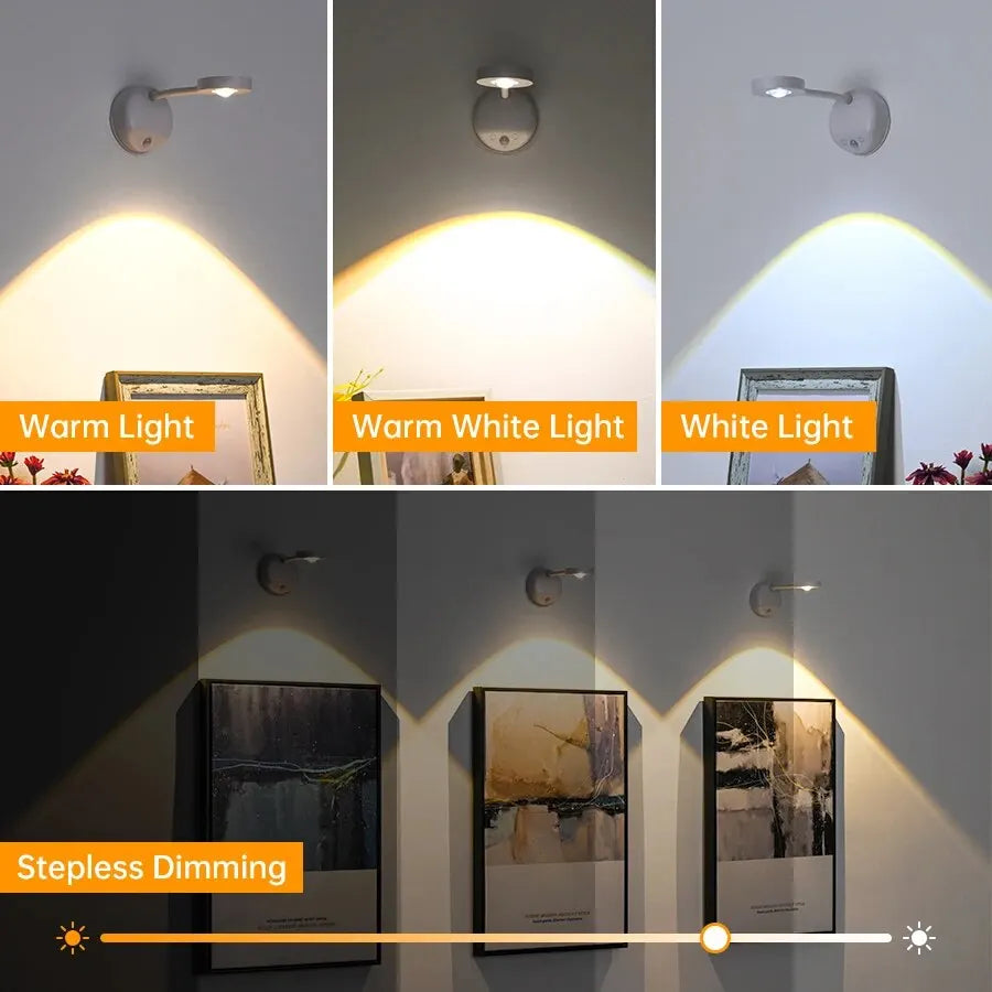 Wireless Picture & Wall Light — Rechargeable Motion Sensor LED (No Wiring)