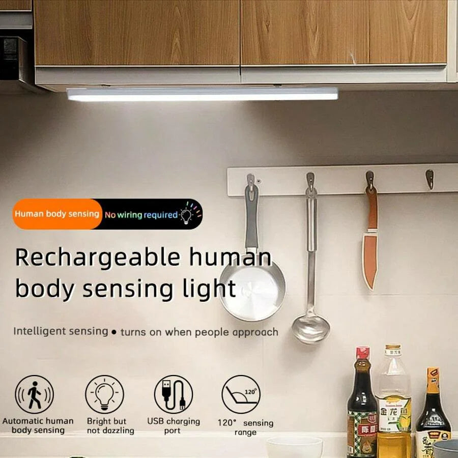 6-Pack Rechargeable Motion Sensor Cabinet Lights — Wireless LED for Closet, Kitchen & Stairs