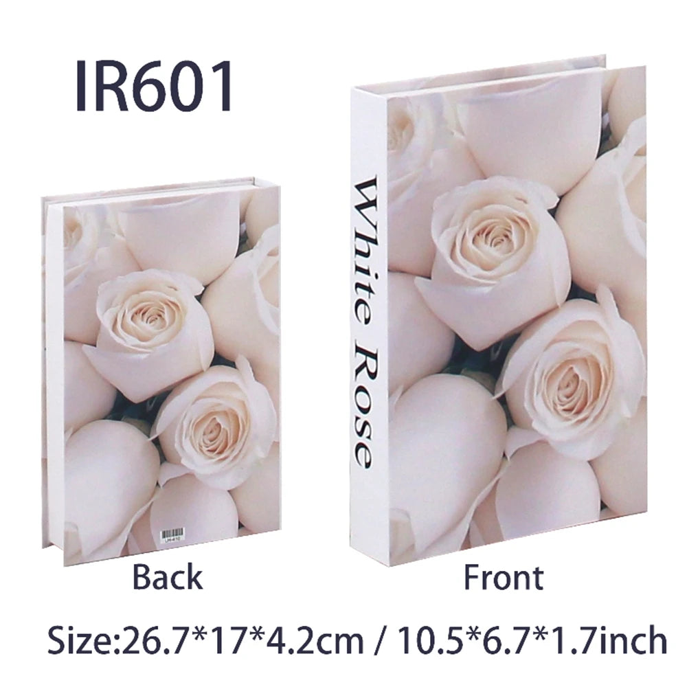 Decorative Storage Book Boxes — Hide Remotes, Cables & Small Clutter on Open Shelves