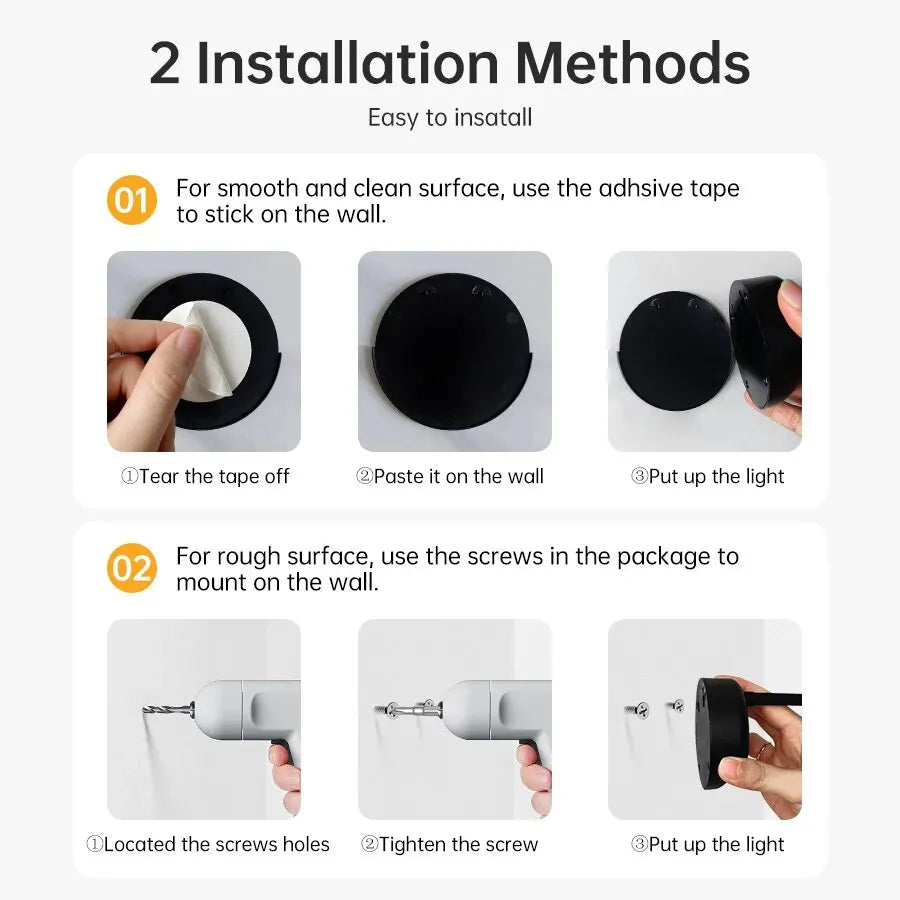 Wireless Picture & Wall Light — Rechargeable Motion Sensor LED (No Wiring)