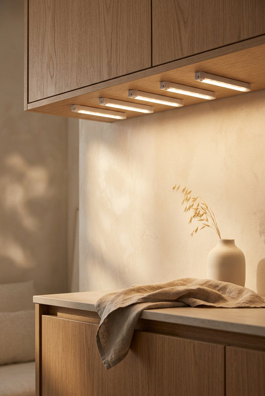 6-Pack Rechargeable Motion Sensor Cabinet Lights — Wireless LED for Closet, Kitchen & Stairs