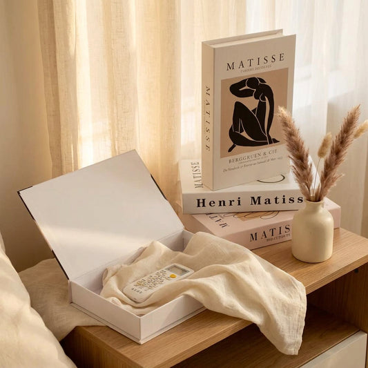 Decorative Storage Book Boxes — Hide Remotes, Cables & Small Clutter on Open Shelves