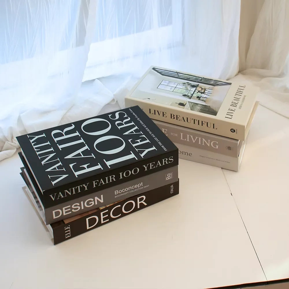 Decorative Storage Book Boxes — Hide Remotes, Cables & Small Clutter on Open Shelves